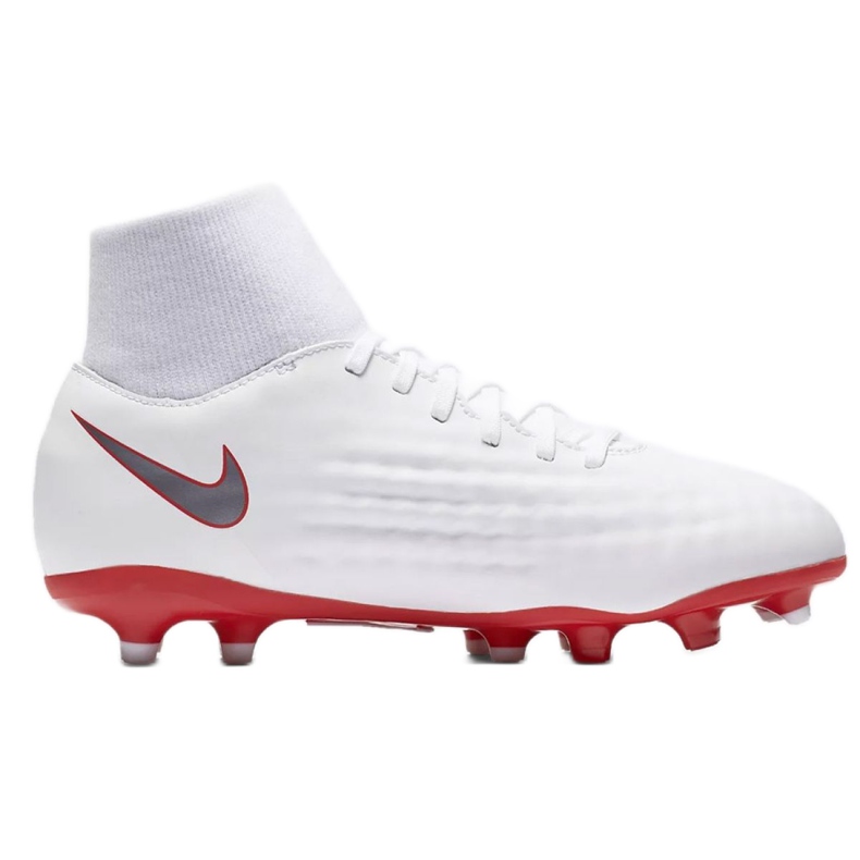 Pantofi de fotbal Nike Magista Obra 2 Academy Df Fg Jr AH7313-107 multicolor alb