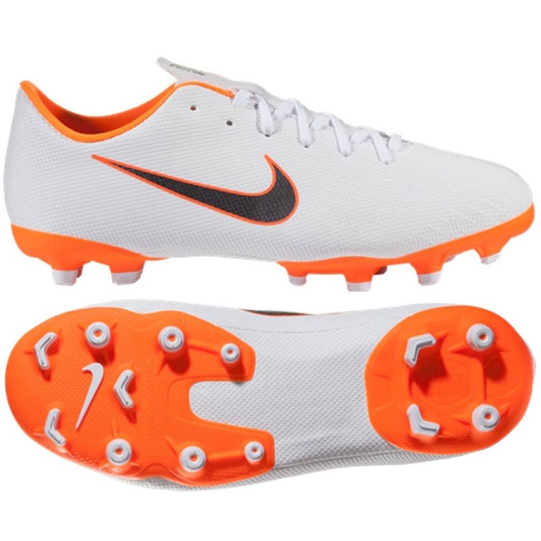 Pantofi de fotbal Nike Mercurial Vapor 12 Academy Gs Mg Jr AH7347-107 multicolor alb