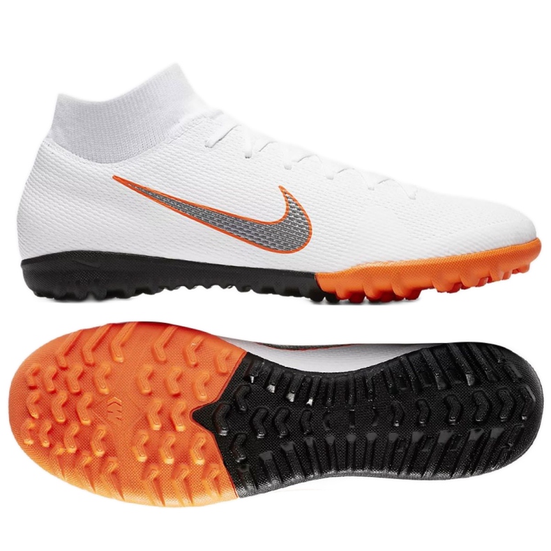 Pantofi de fotbal Nike Mercurial SuperflyX 6 Academy Tf M AH7370-107 alb alb