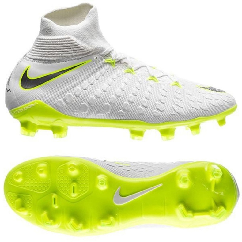 Pantofi de fotbal Nike Hypervenom Phantom 3 Elite Dynamic Fit Fg Jr AJ3791-107 alb alb Pantofi de fotbal Nike Hypervenom Phantom 3 Elite Dynamic Fit Fg Jr AJ3791-107 alb alb