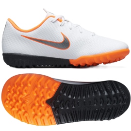 Pantofi de fotbal Nike Mercurial VaporX 12 Academy Tf Jr AH7353-107 multicolor alb
