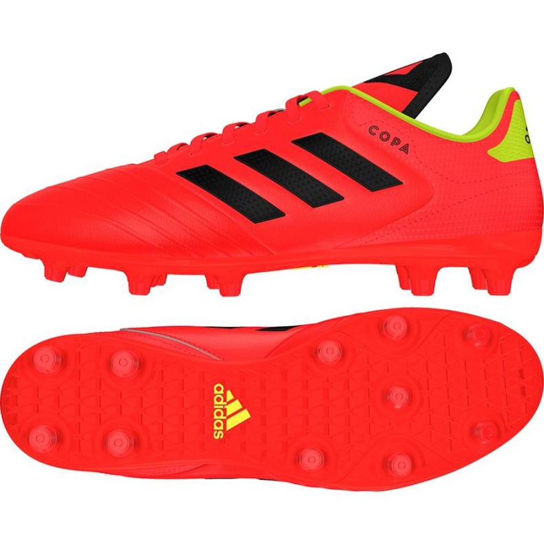 Ghete de fotbal Adidas Copa 18.3 Fg M DB2461 roșu roșu