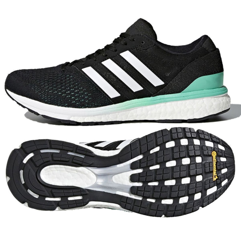 Pantofi de alergare adidas Boston 6 W BB6421 negru verde