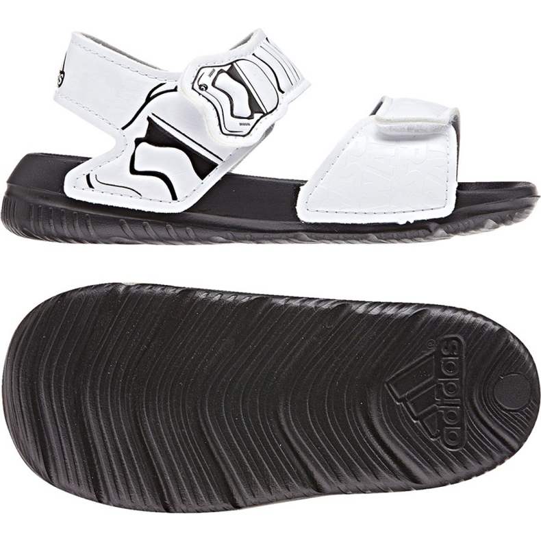 Sandale Adidas Star Wars AltaSwim Jr CQ0128 alb negru
