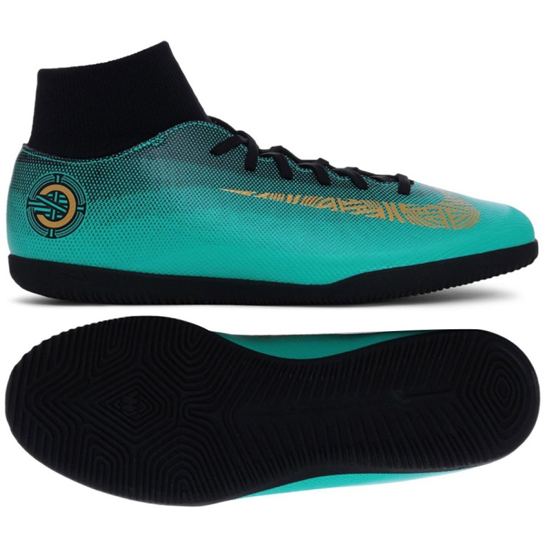 Pantofi de fotbal Nike Mercurial SuperflyX 6 Club CR7 Ic M AJ3569-390 albastru albastru