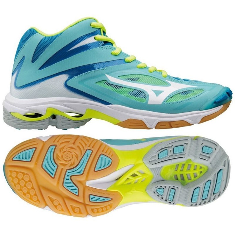 Pantofi de volei Mizuno Wave Lightening Z3 Mid W V1GC170504 albastru albastru
