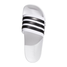 Papuci Adidas Adilette Shower AQ1702 alb negru Papuci Adidas Adilette Shower AQ1702 alb negru