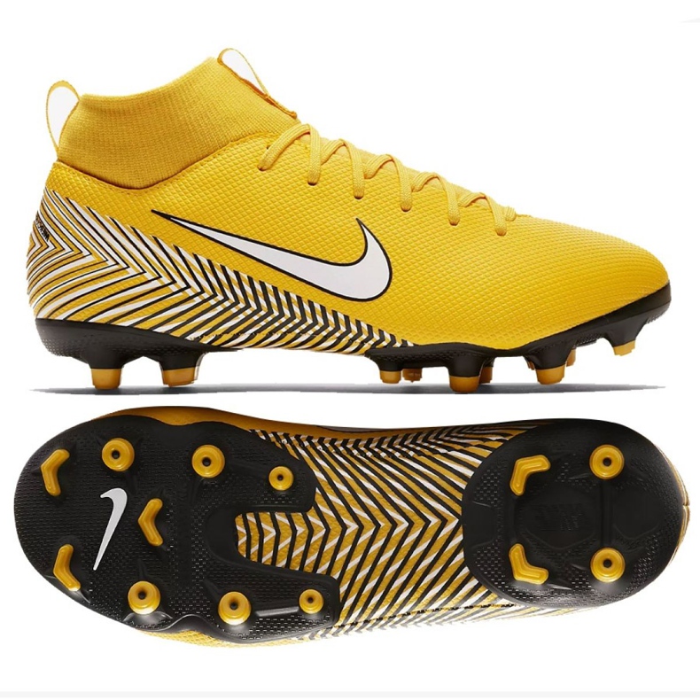 Pantofi de fotbal Nike Mercurial Superfly 6 Academy Mg Jr AO2895-710 multicolor galben Pantofi de fotbal Nike Mercurial Superfly 6 Academy Mg Jr AO2895-710 multicolor galben