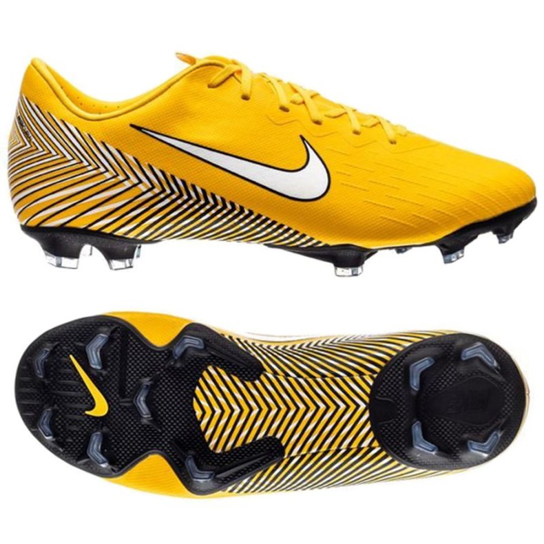Pantofi de fotbal Nike Mercurial Vapor 12 Elite Neymar Fg Jr AR4091-710 galben ns despre ns vol Pantofi de fotbal Nike Mercurial Vapor 12 Elite Neymar Fg Jr AR4091-710 galben ns despre ns vol