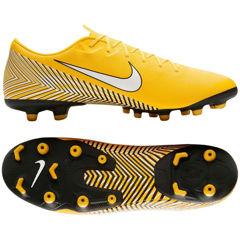 Pantofi de fotbal Nike Mercurial Vapor 12 Academy Neymar Mg M AO3131-710 multicolor galben