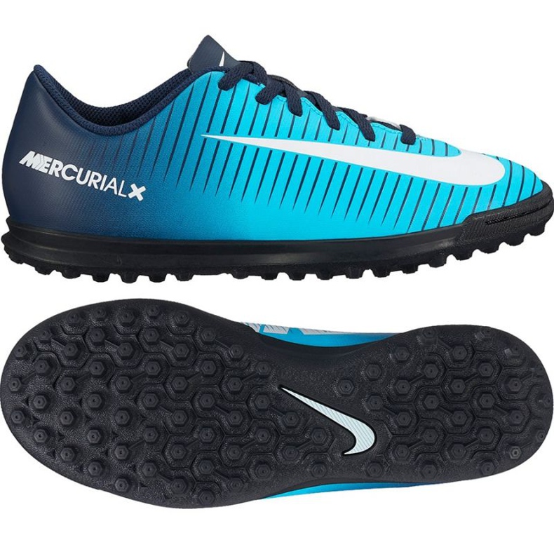 Pantof de fotbal Nike Mercurial Vortex Iii albastru