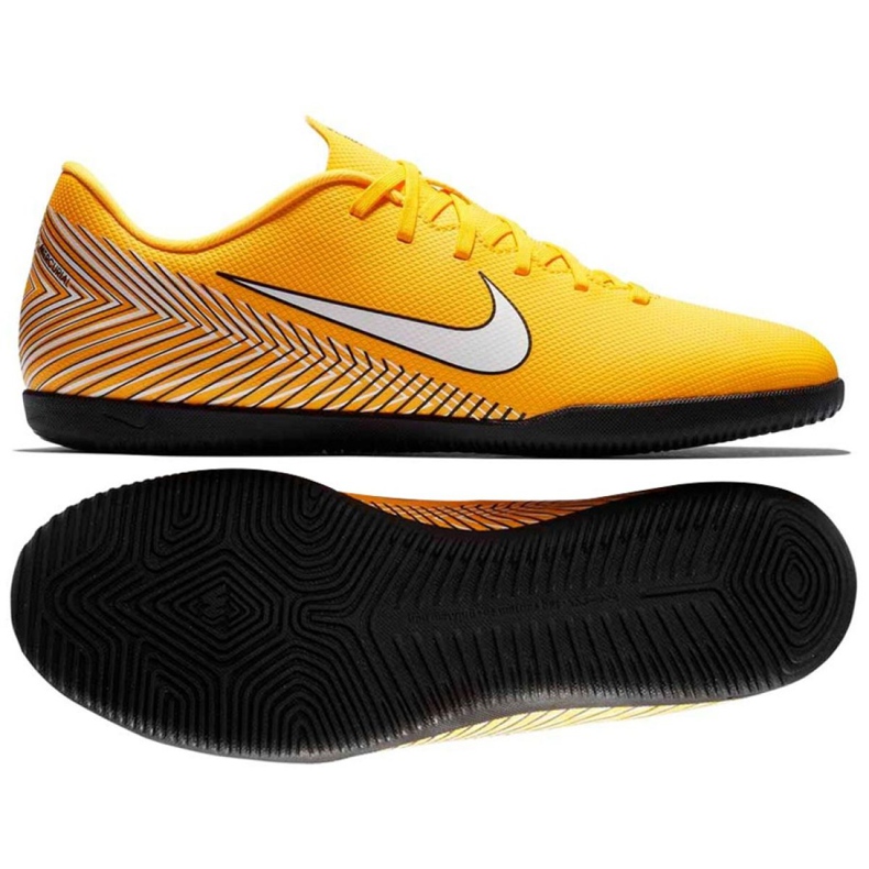 Pantofi de sală Nike Mercurial VaporX 12 Club Neymar Ic M AO3120-710 galben galben
