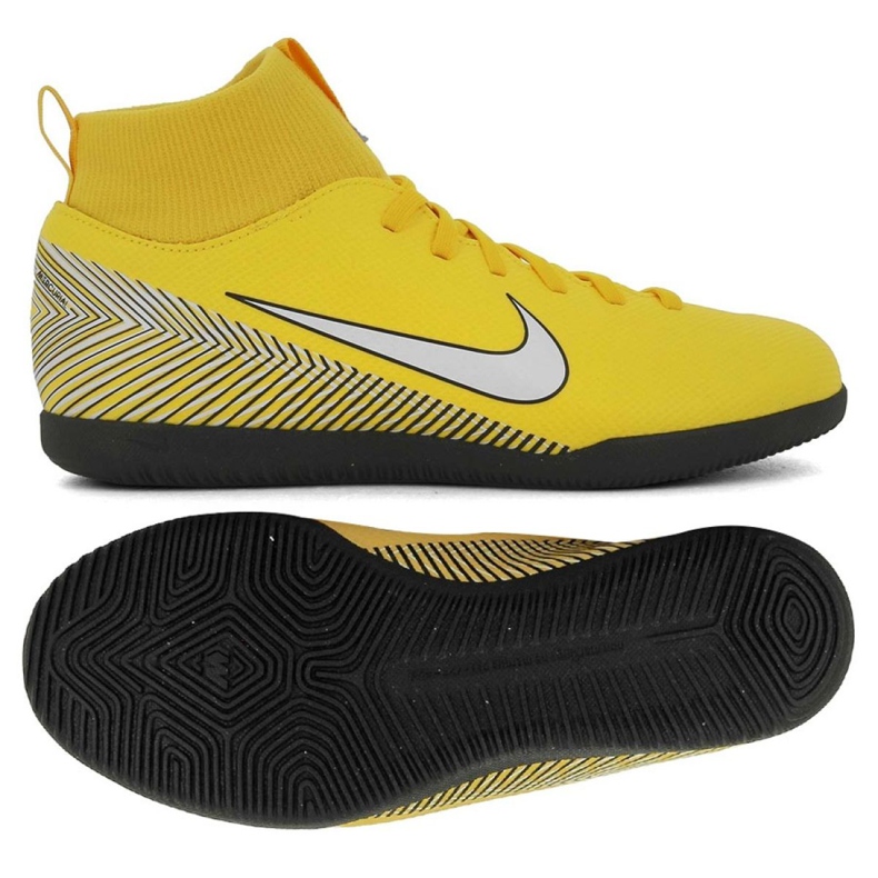 Încălțăminte de interior Nike Mercurial SuperflyX 6 Club Neymar Ic Jr AO2891-710 multicolor galben