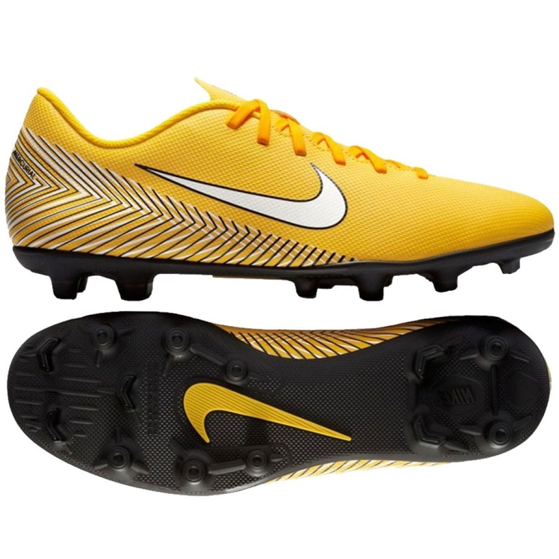 Pantofi de fotbal Nike Mercurial Vapor 12 Club Neymar Mg M AO3129-710 multicolor galben Pantofi de fotbal Nike Mercurial Vapor 12 Club Neymar Mg M AO3129-710 multicolor galben