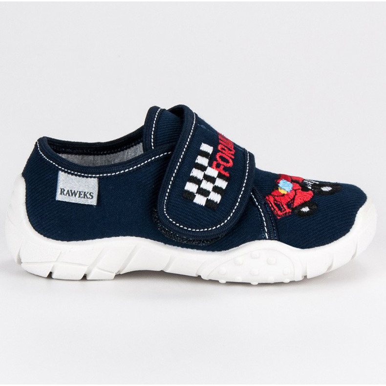 Raweks Papuci Velcro pentru băieți albastru