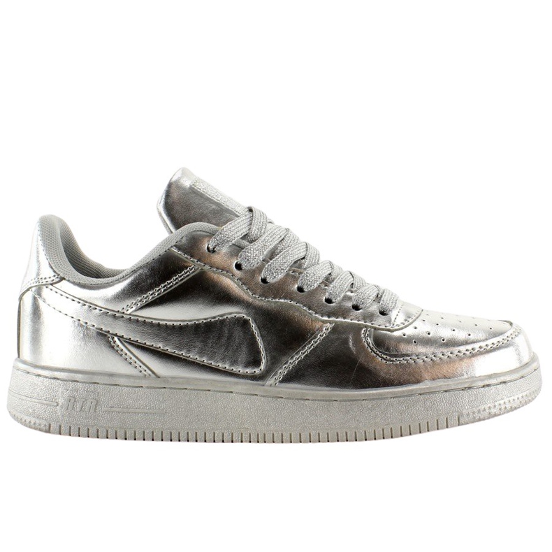 Pantofi sport culori nebune B731 Argintiu gri