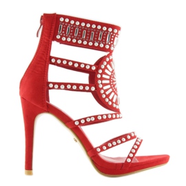 Sandale de gladiator roșu GH-2776 Roșu roşu