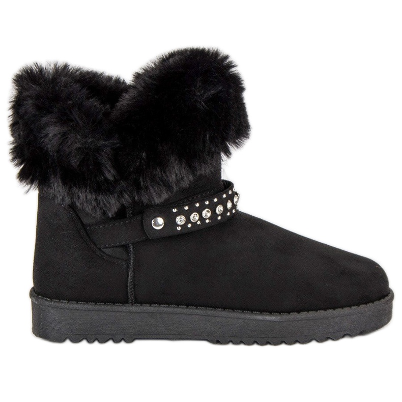Seastar Mukluki cu blană negru Seastar Mukluki cu blană negru