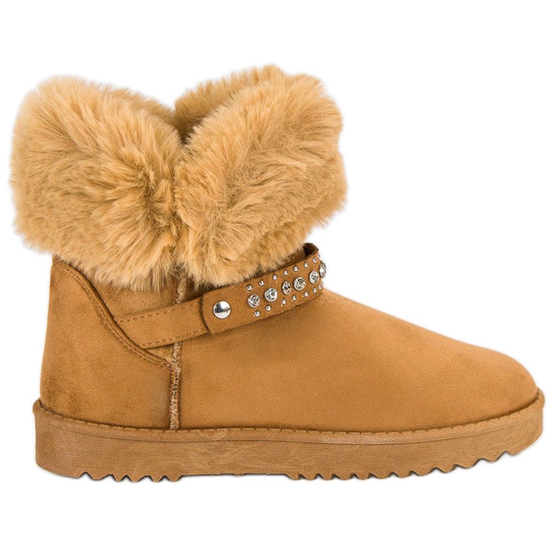 Seastar Mukluki cu blană maro Seastar Mukluki cu blană maro