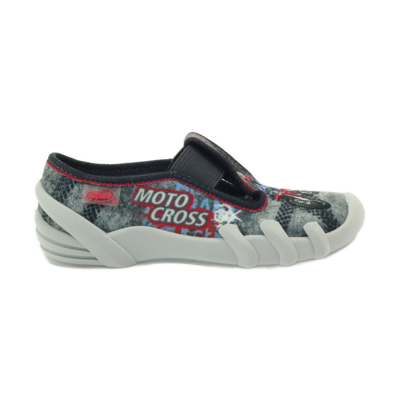 Pantofi copii Befado papuci 290x166 gri roșu