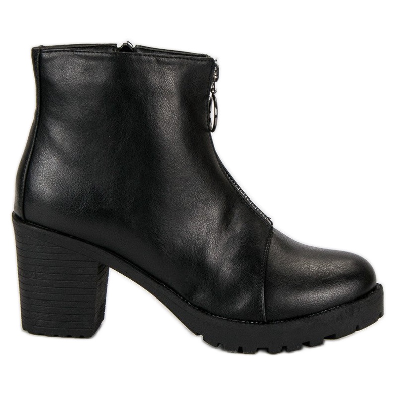Small Swan Cizme negre clasice negru