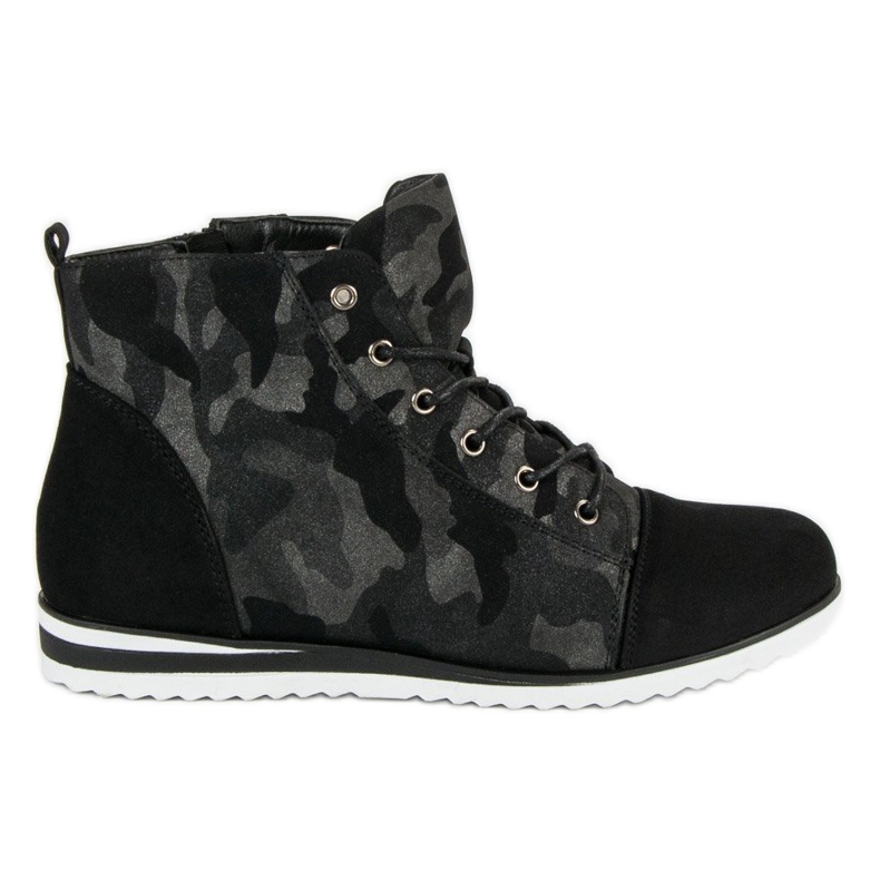 Vinceza Tenisi Camo deasupra gleznei negru