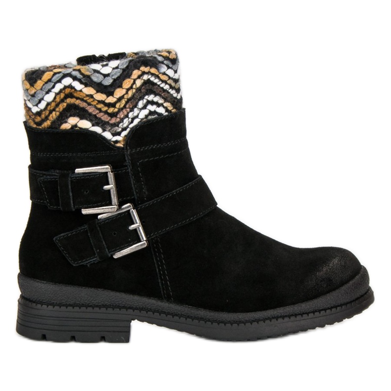 Filippo Botine negre din piele negru Filippo Botine negre din piele negru