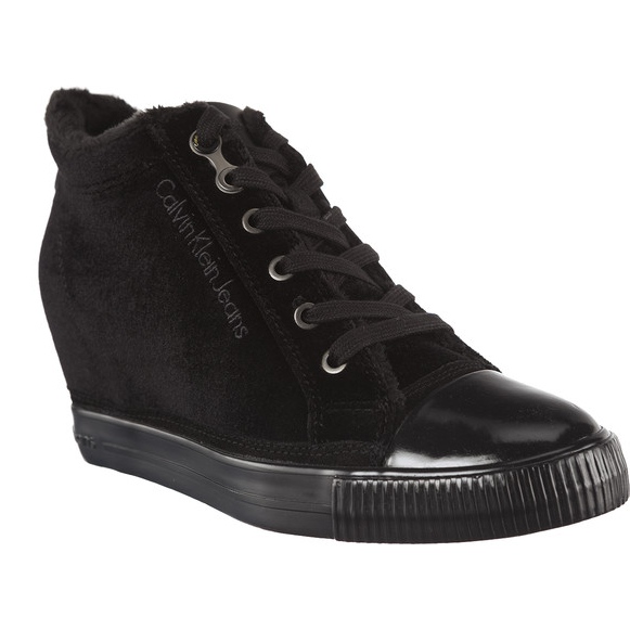Calvin Klein Jeans Robina Velvet Blk negru