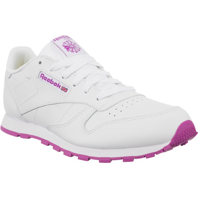 Reebok Piele clasică 044 alb roz