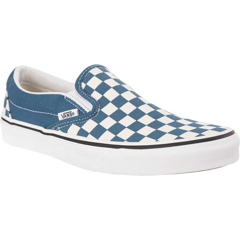 Vans Clasic Slip pe U78 Checkerboard Corsair True White alb albastru