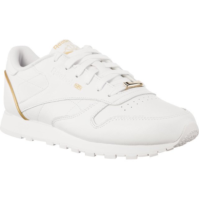 Reebok Piele clasică din piele Hw White Sleek Met alb