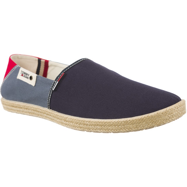 Tommy Hilfiger Jeans Pantofi de vară pe 902 roșu albastru marin