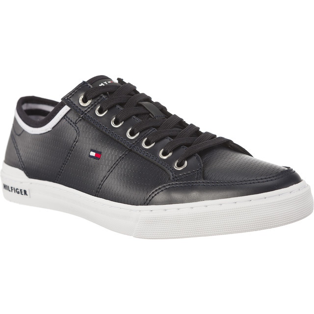 Tommy Hilfiger Core Corporate Leather 403 Midnight negru