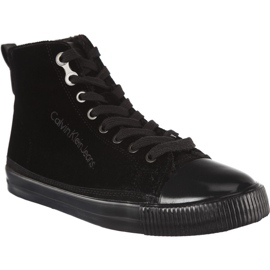 Calvin Klein Jeans Debby Velvet Blk negru