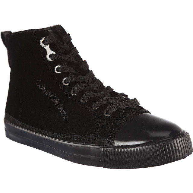 Calvin Klein Jeans Debby Velvet Blk negru