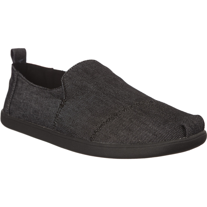 Toms Bărbați denim deconstruiți Alpargata 9874 negru