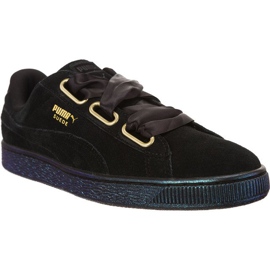 Puma Suede inima Satin W 403 negru Puma Suede inima Satin W 403 negru