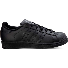 Adidas Fundația Superstar J 724 negru Adidas Fundația Superstar J 724 negru