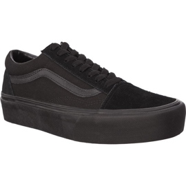 Vans Old Skool Platform Bka Black Black negru Vans Old Skool Platform Bka Black Black negru