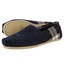 Toms Suede Plaid Mens Clasic Alpargata 208 albastru marin