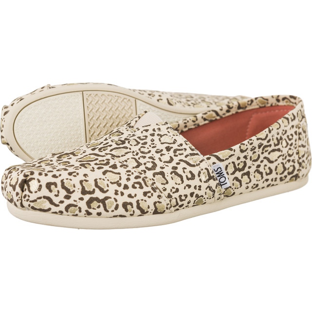Toms Bobcat cu folie de aur Femei Alpargata 9715