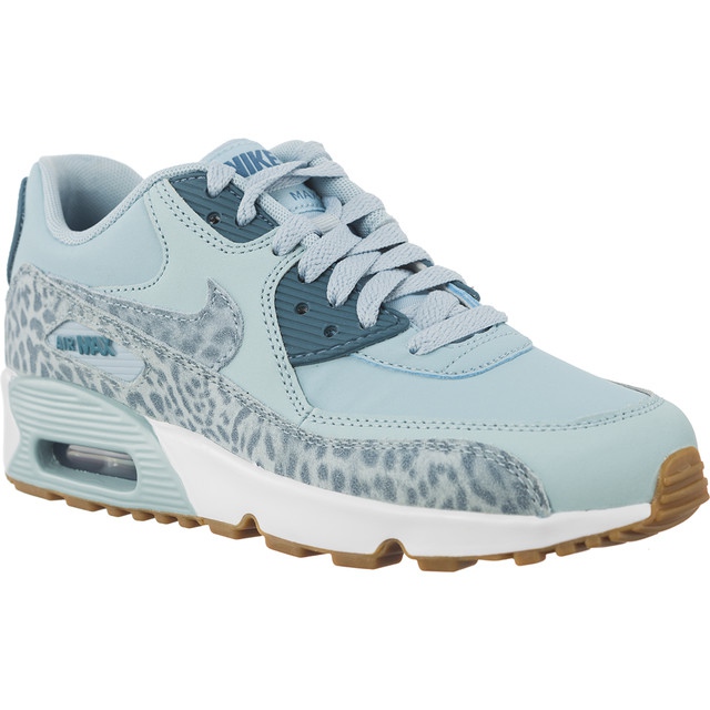 Nike Air Max 90 din piele Se Gg Ocean Bliss Zgomot Aqua White albastru
