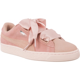 Puma Suede Heart Pebble Peach Bej Pearl roz Puma Suede Heart Pebble Peach Bej Pearl roz