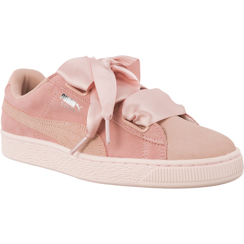 Puma Suede Heart Pebble Peach Bej Pearl roz