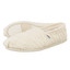 Toms Cablu de tricotat Shearling femei Alpargata 943 alb