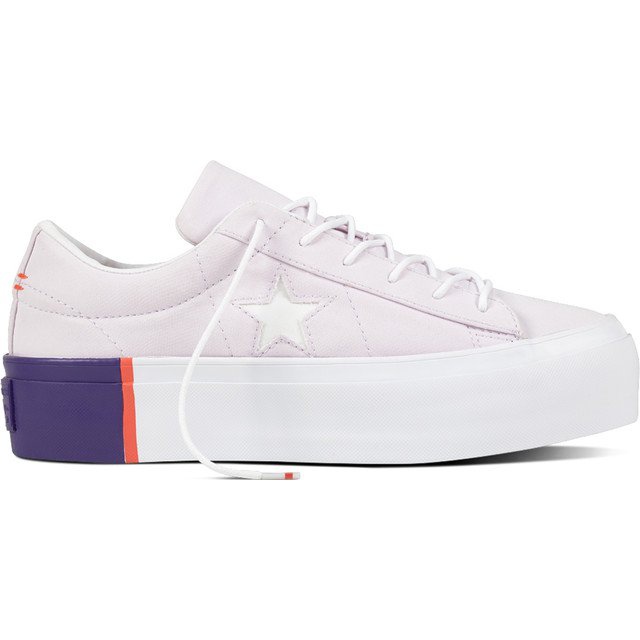 Converse 559902 Un stelare doar de struguri Rush Coral alb violet roz