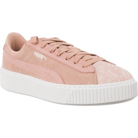 Platforma platforma piersic bej PUMA alb violet roz