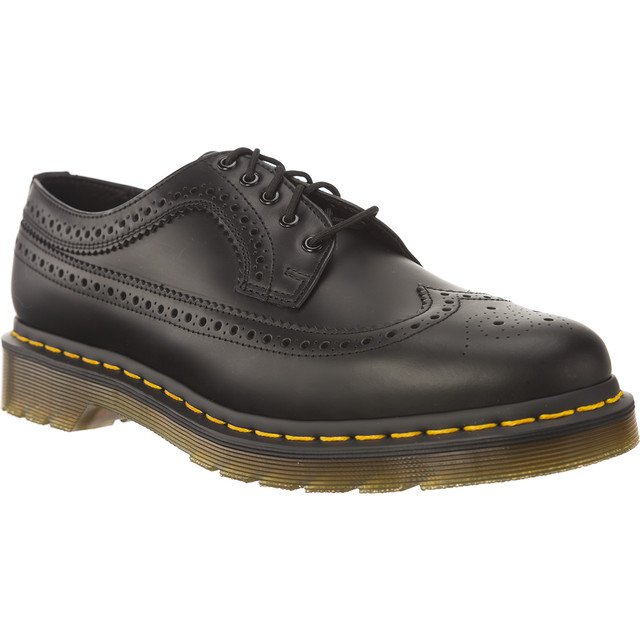 Dr. Martens 3989 Brogue Black Smooth negru