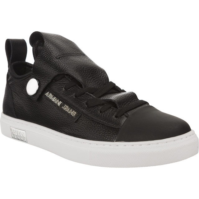 Armani Jeans Femei Sneaker din piele negru