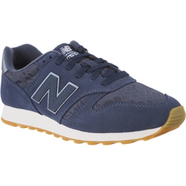 New Balance Wl373nv în White Navy albastru